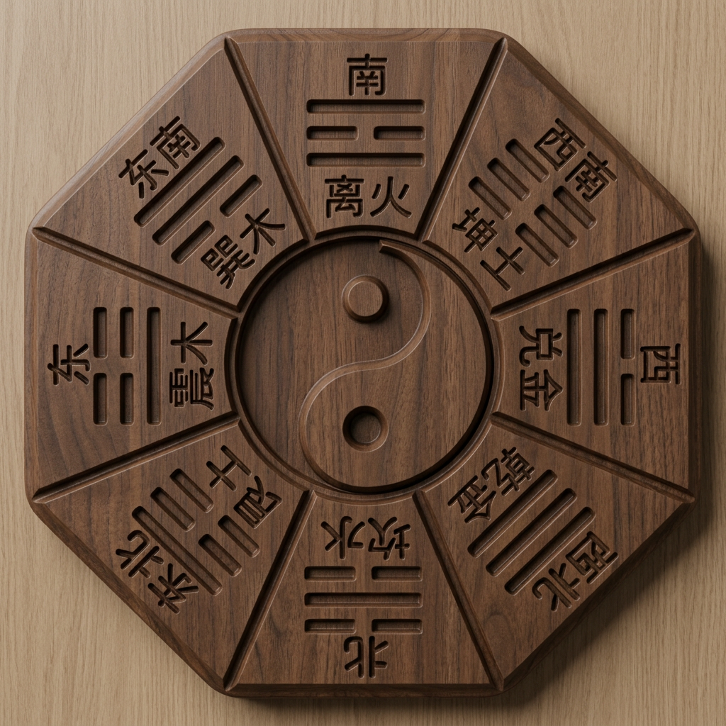 Piatto Bagua Taiji del Cielo Laterale