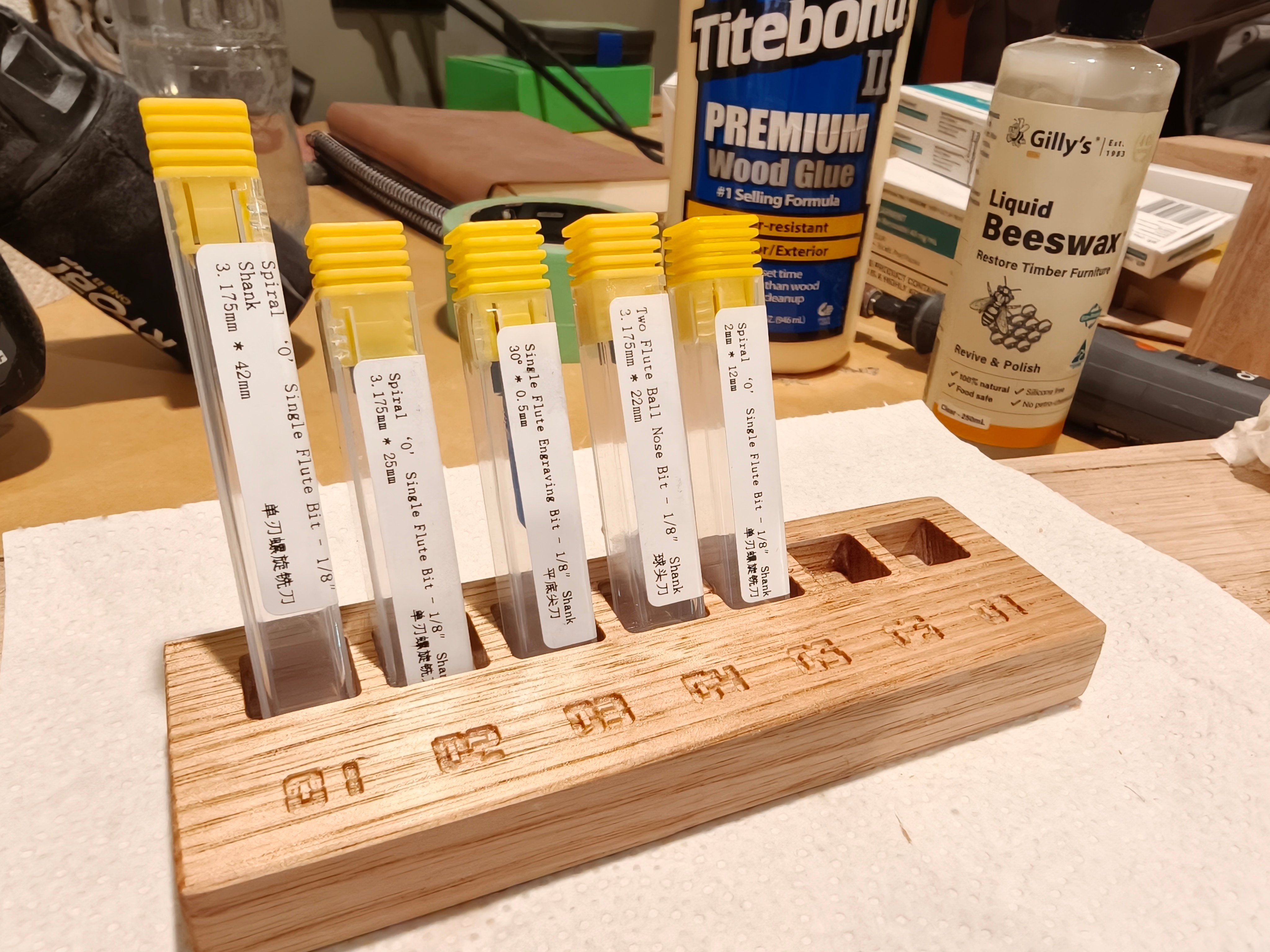 7 Bit Holder for workflow