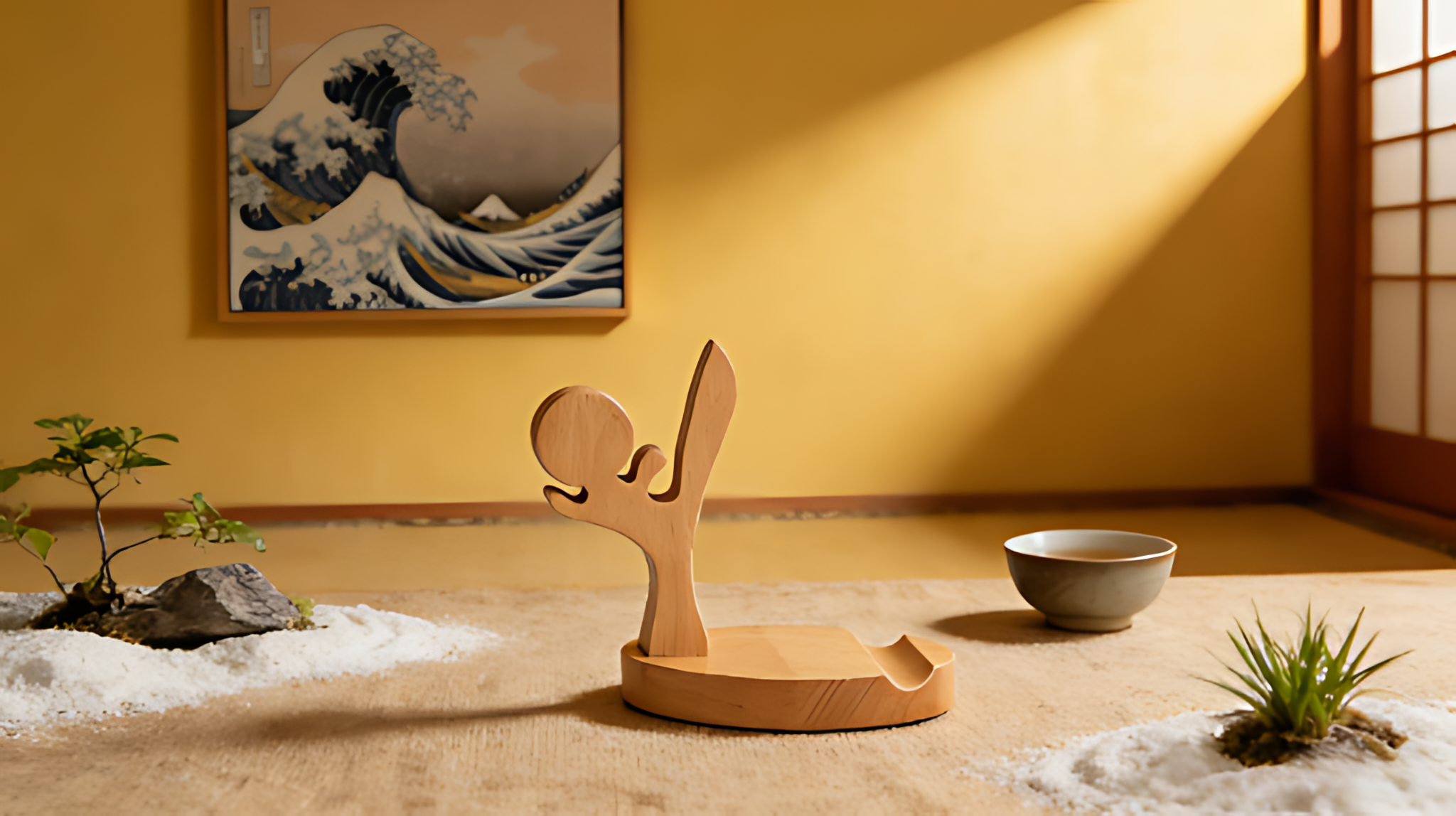 Kung Fu Kid Phone Stand