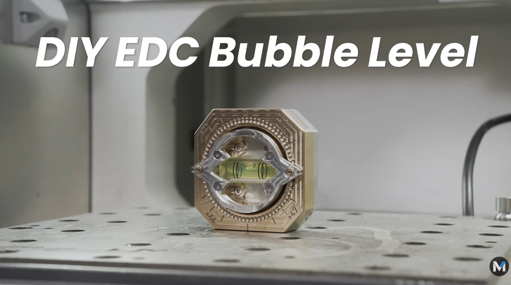 DIY EDC Bubble level