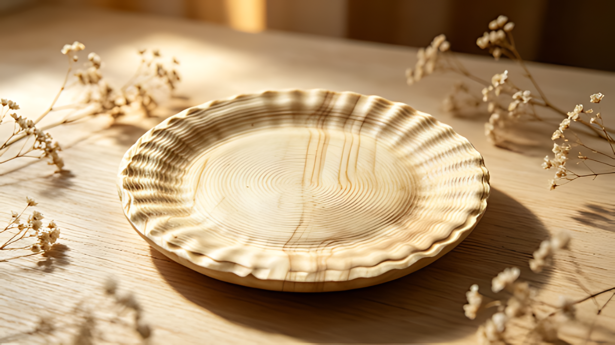 Carved Wooden Tray