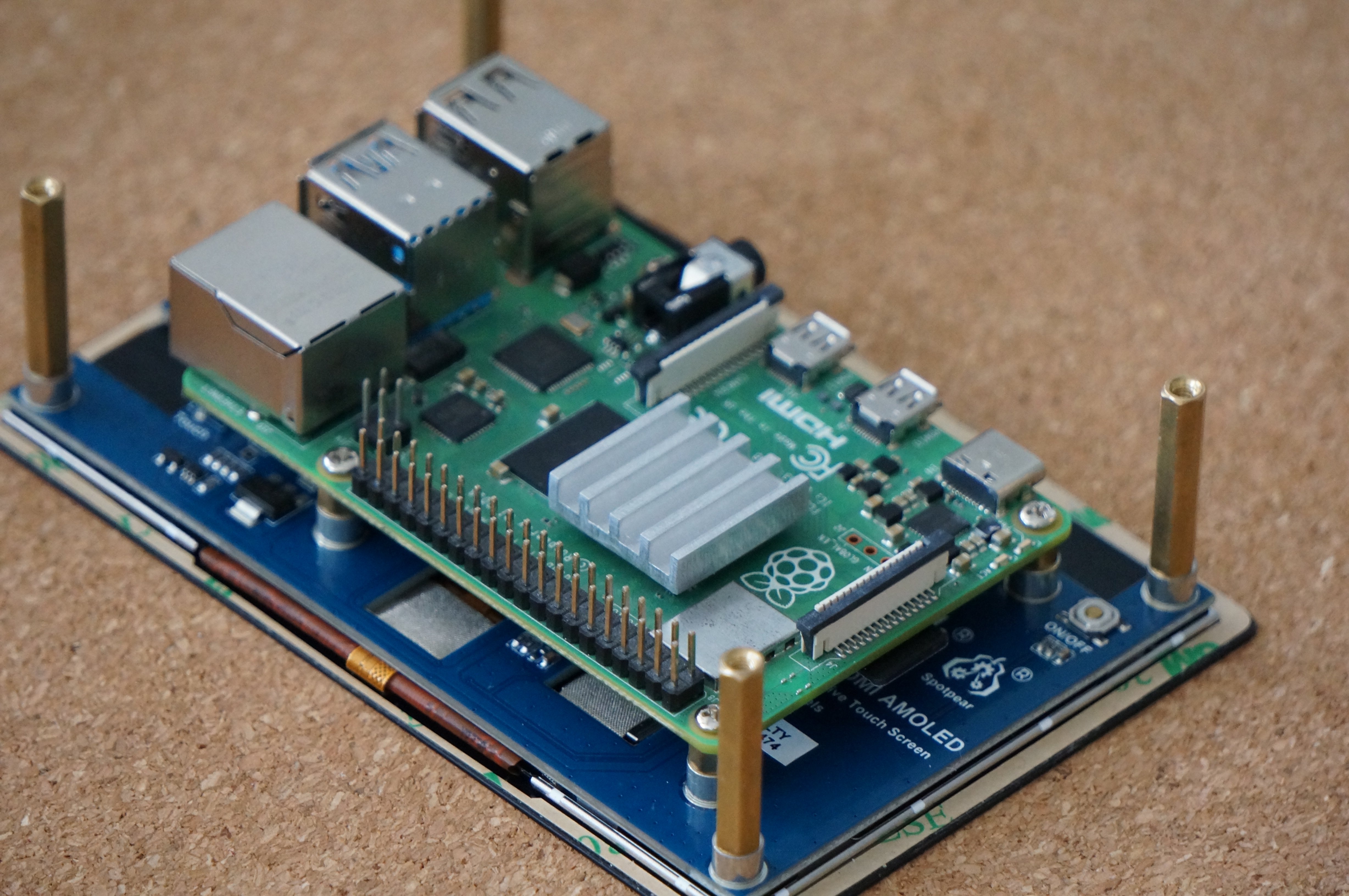 Raspberry pi CPU heatsink