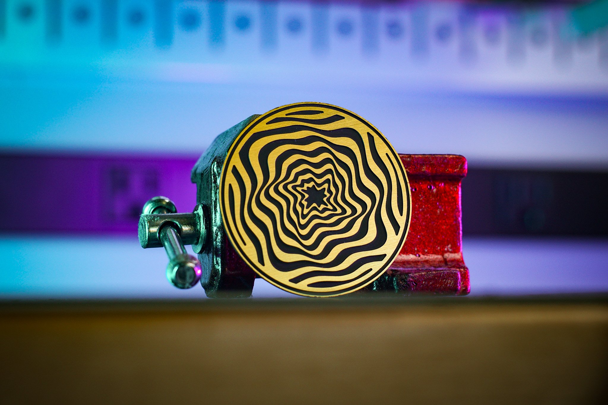 Hypno Coin -- A CNC Hello World Project!
