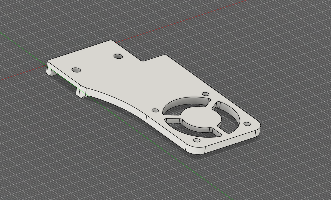 Corally 4s RC Motor Cooling Fan Mount