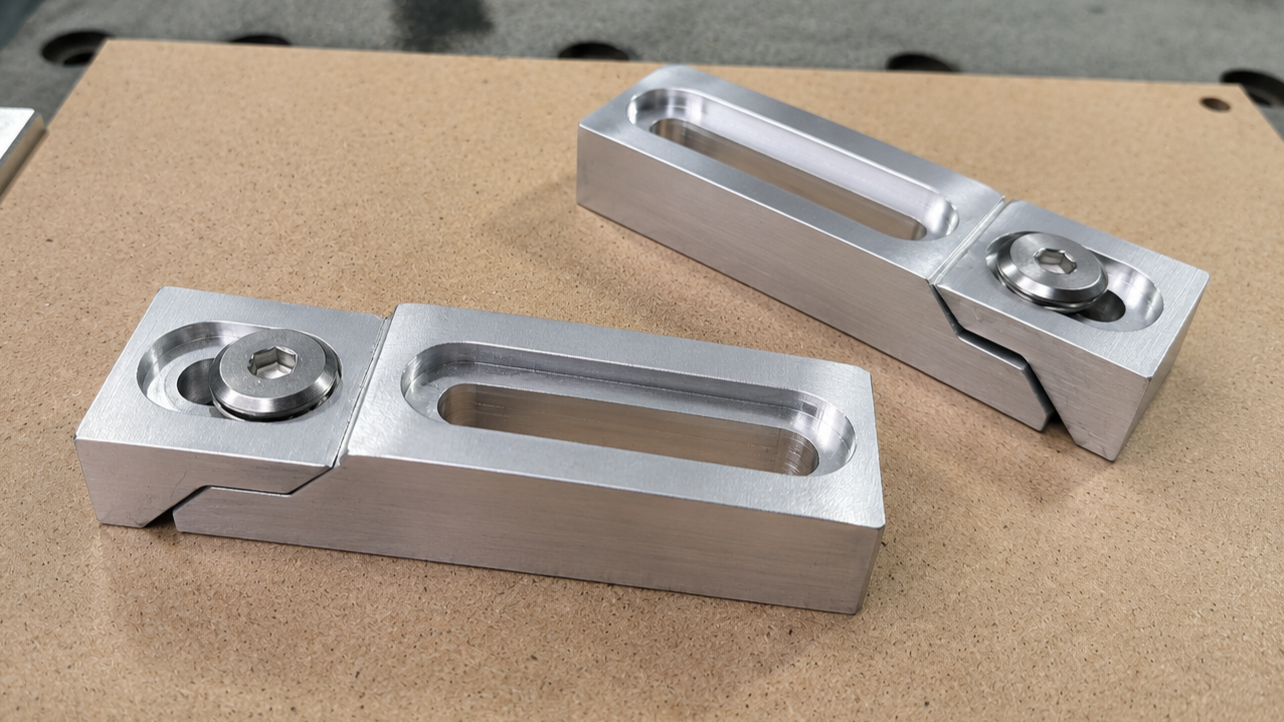 Adjustable Workholding CNC Edge Clamps / Push Clamps for 10mm Stock (Set of 2) Easy 2-Sided Milling
