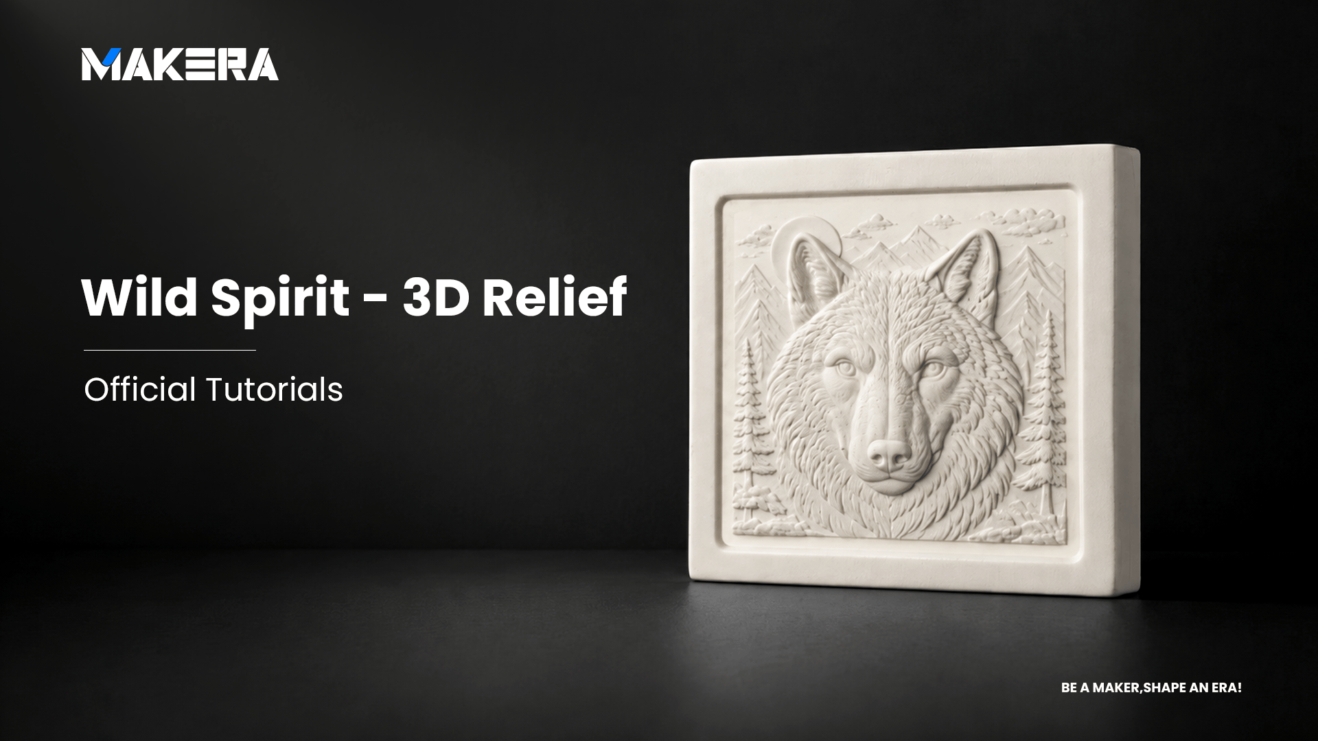 Wild Spirit - 3D Relief