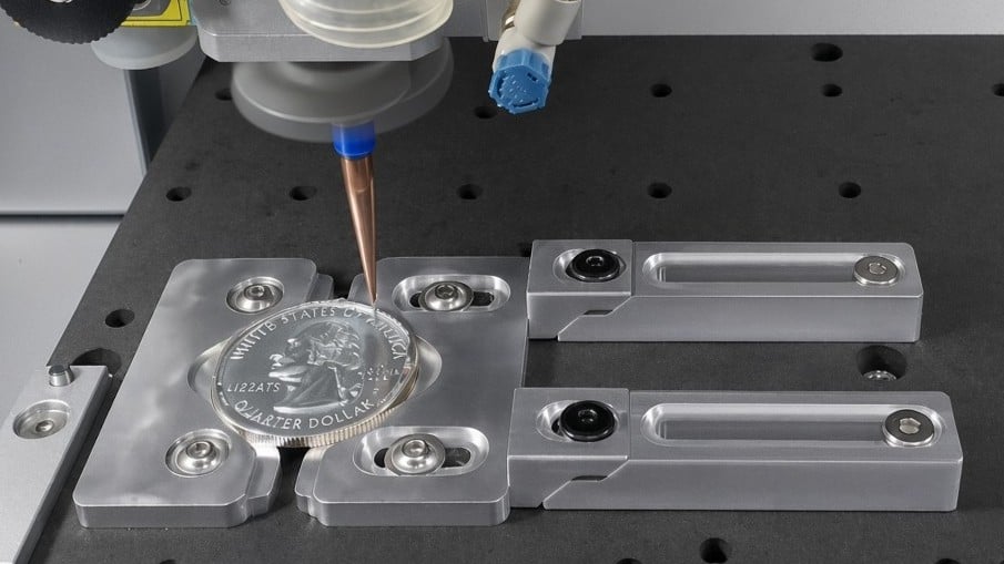 40mm Coin Vise for 2-Sided CNC Milling