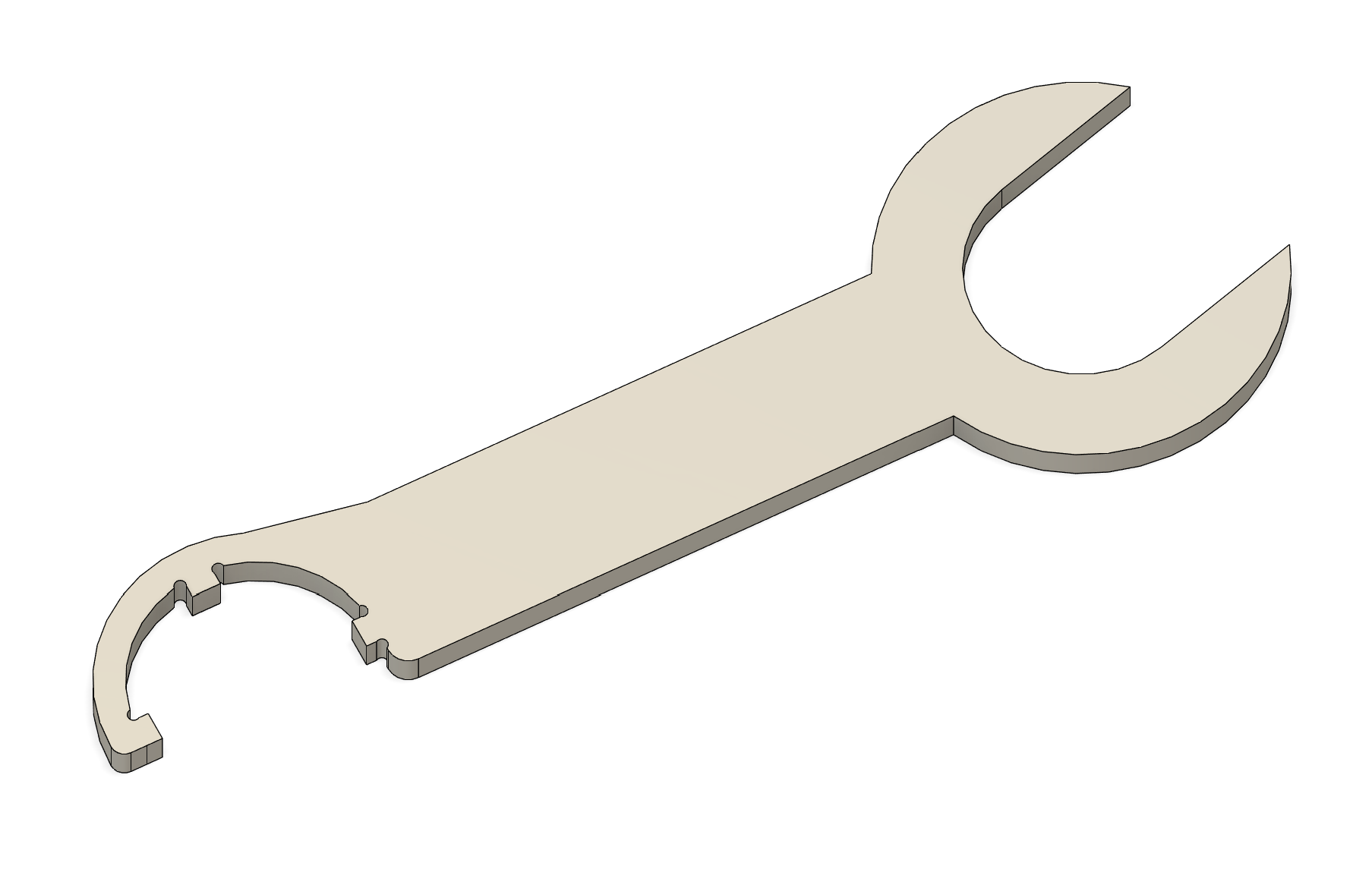 Wolverine MTW Barrel Nut & Castle Nut CNC Wrench