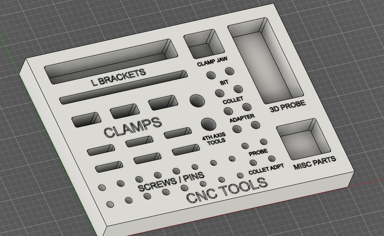 CNC Bit and Tool Storage Blocks (Many Options)