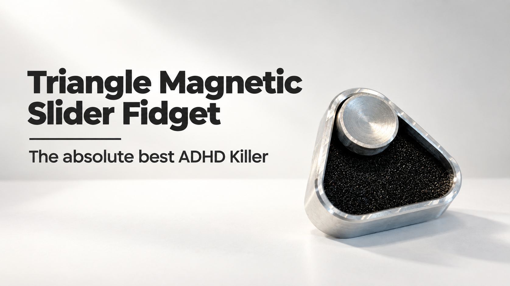 Triangle Magnetic Slider Fidget