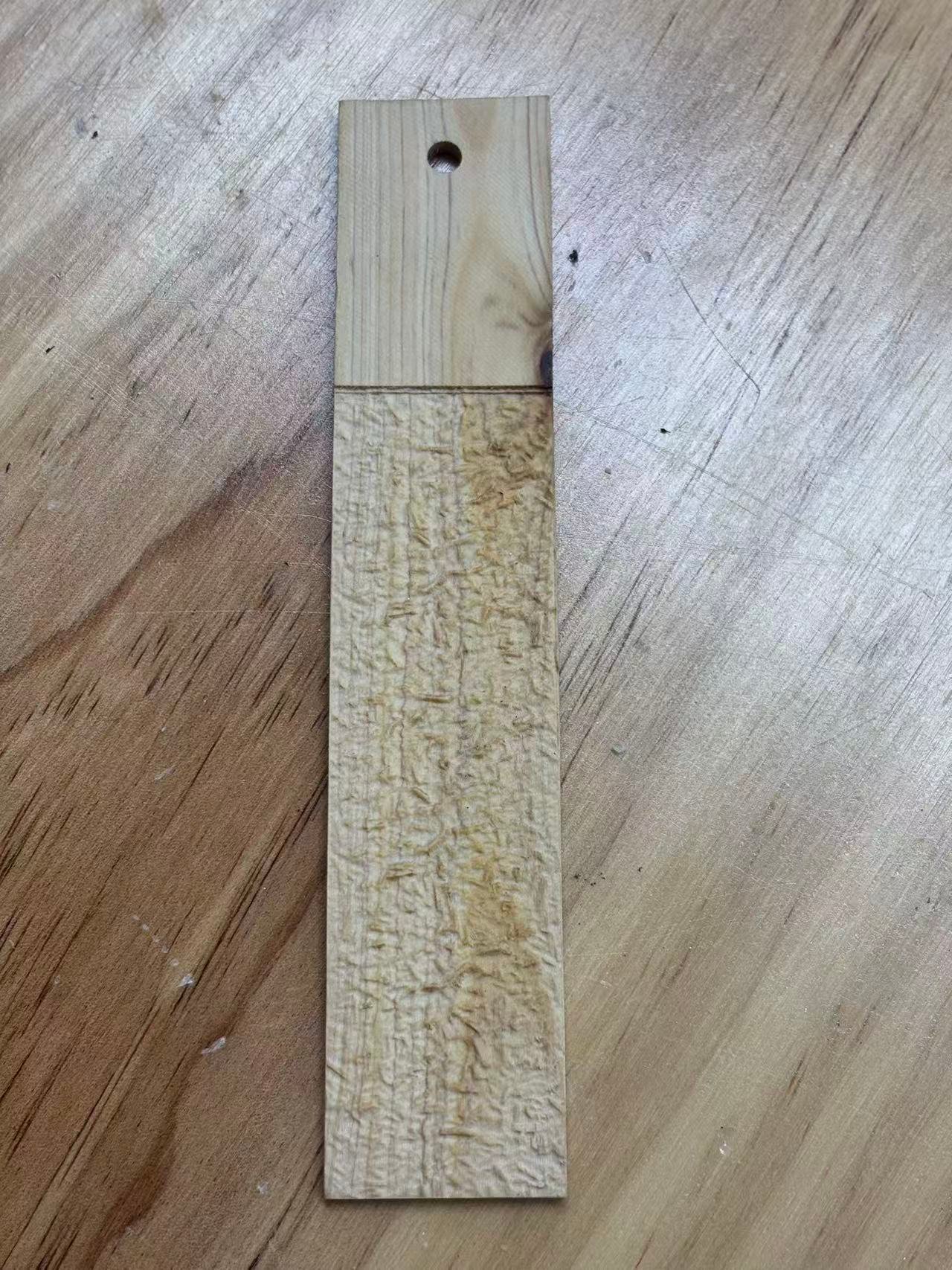 Wood Chip Texture Bookmark