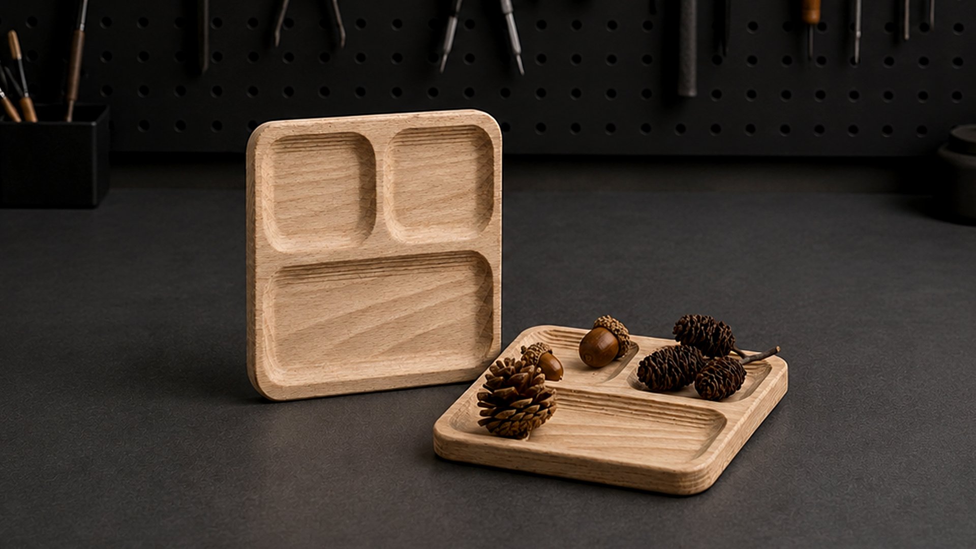 Square Snack Tray