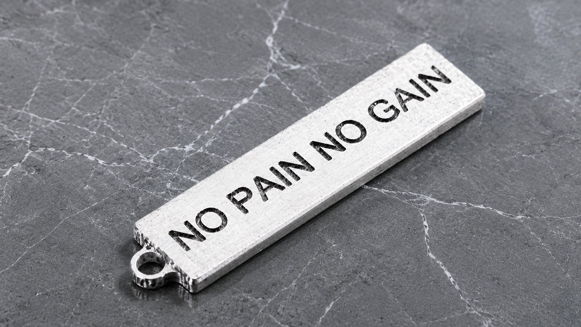 No Pain No Gain Keychain