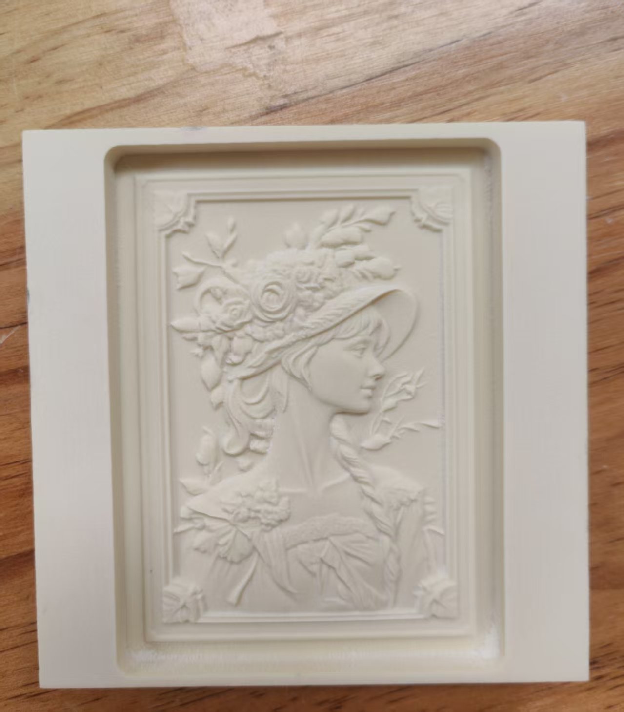 Human figure relief