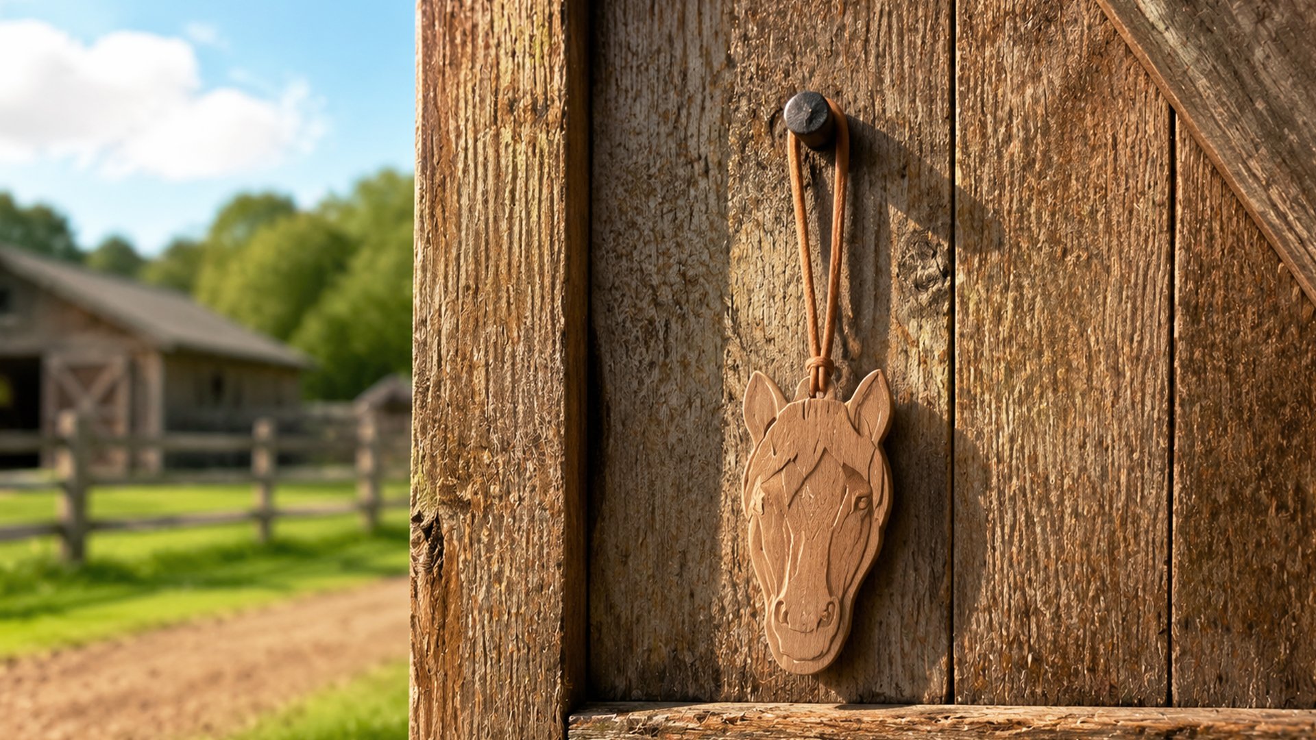 Horse Head Keychain