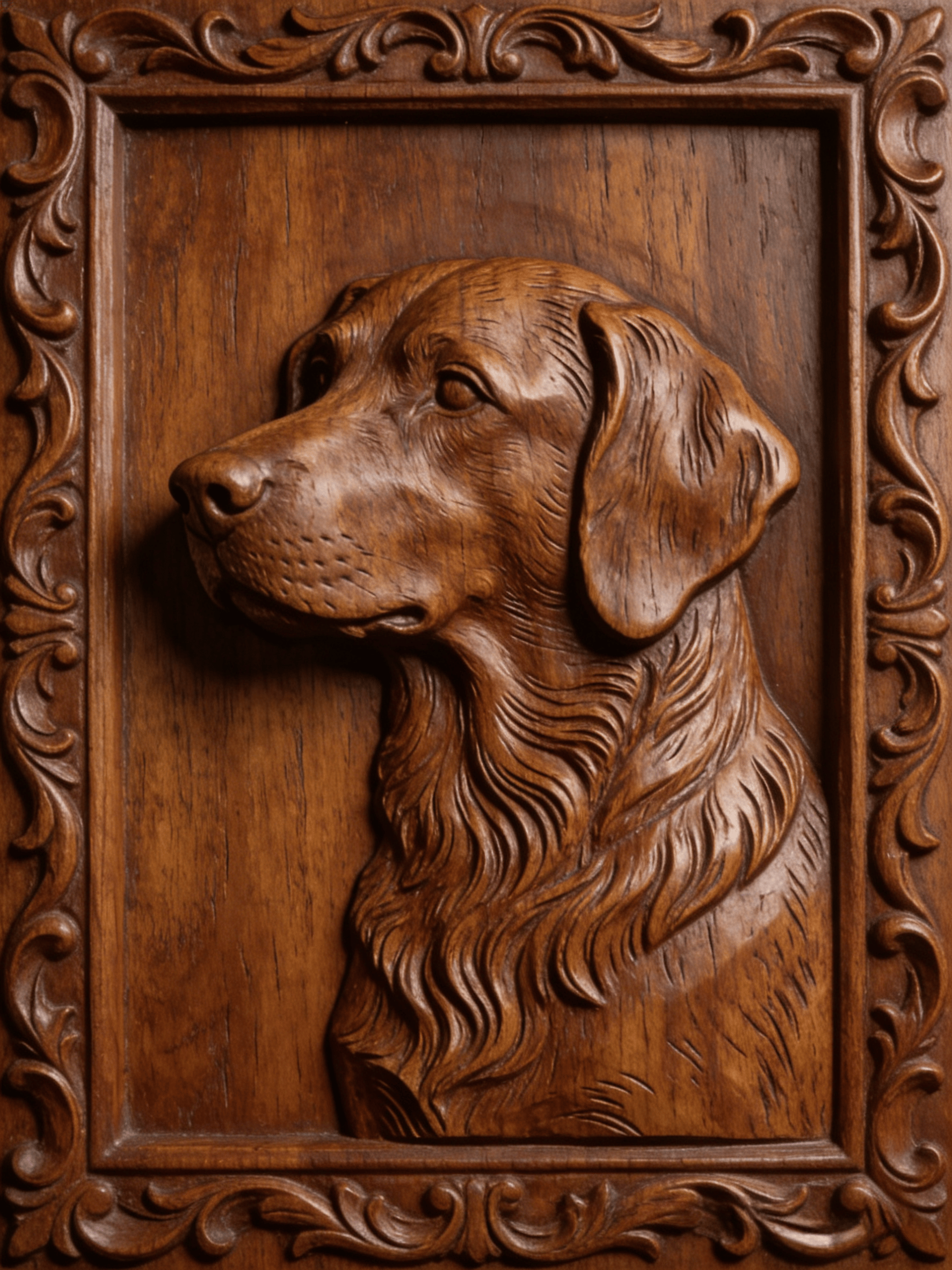 3D Relief - Dog Fridge Magnet