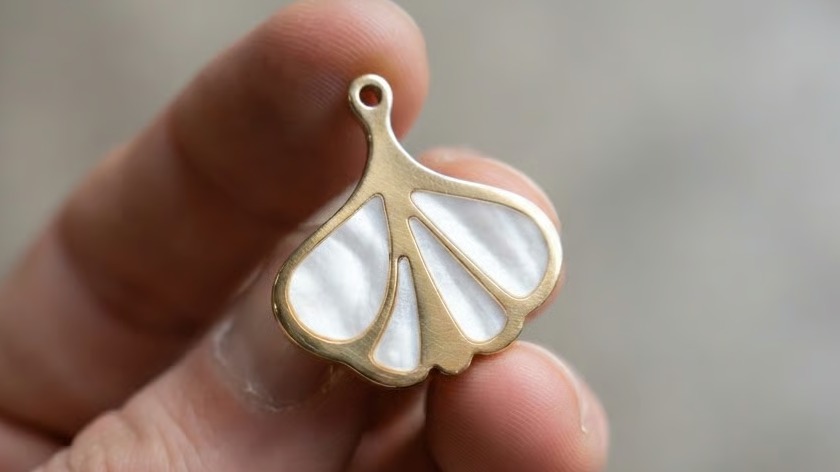 Ginkgo Leaf Pendant