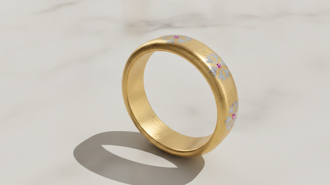 Snowflake ring