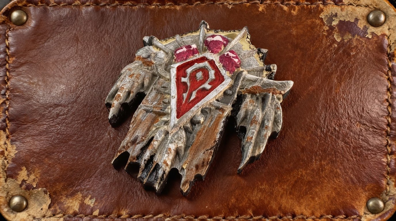 World of Warcraft Battle-Worn Horde Emblem Relief